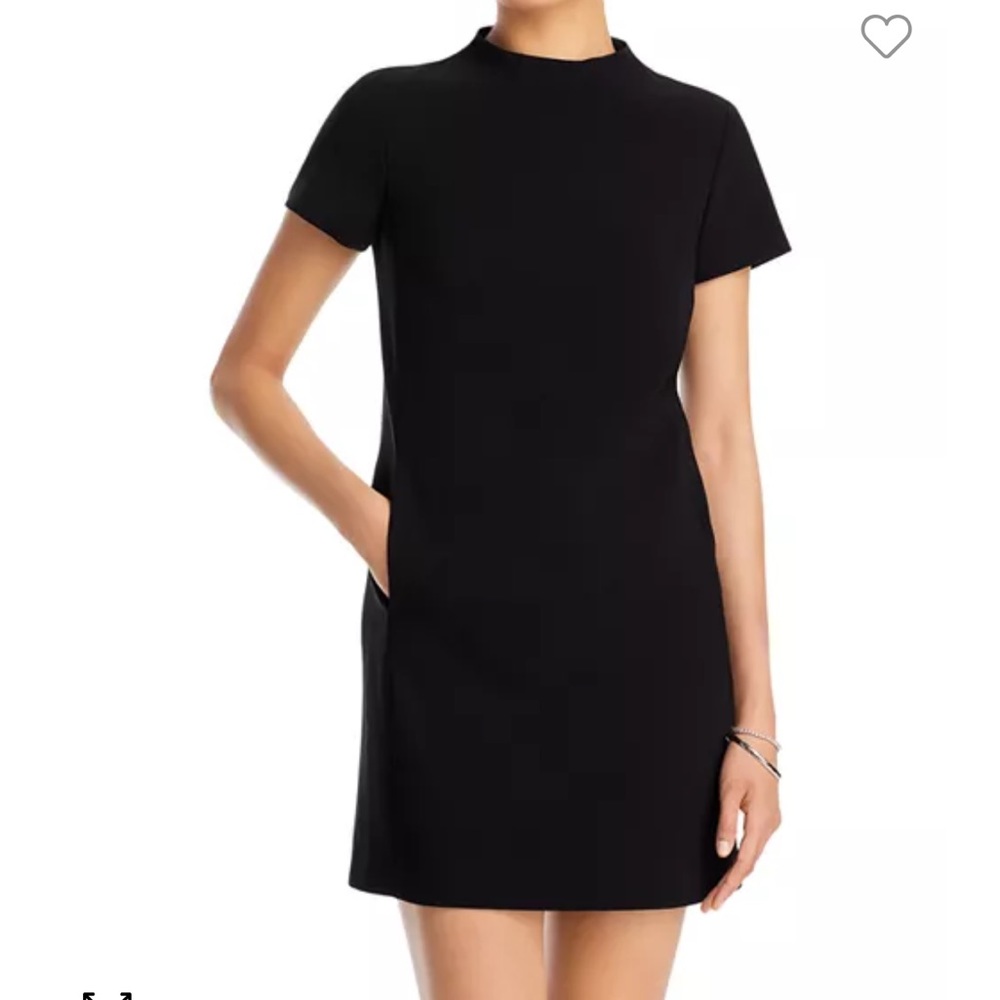 Theory | Jasneah Crepe Dress in slate grey / 4